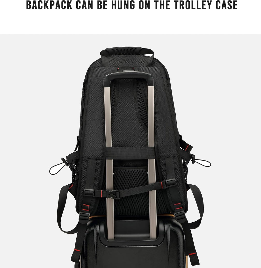 60L Waterproof Travel Laptop Backpack with USB Port & Shoe Compartment | Kalsten