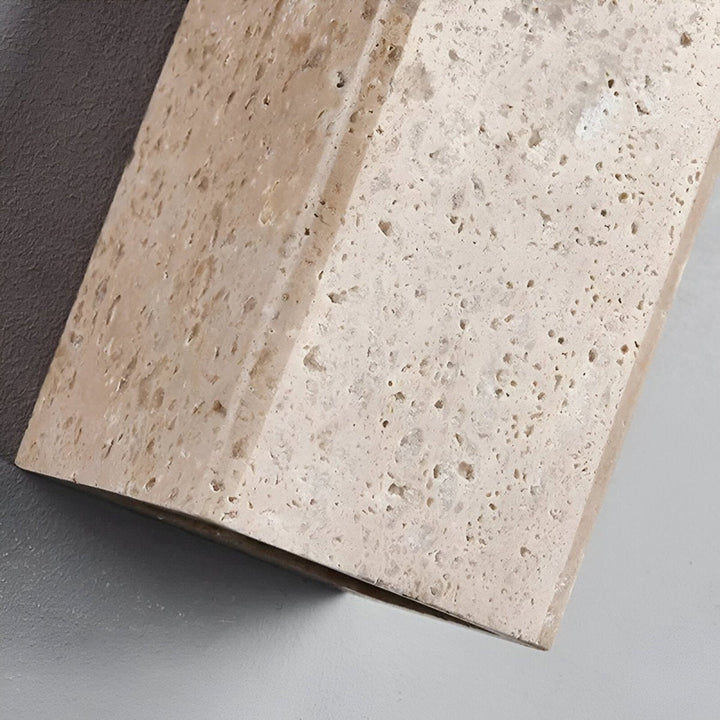 Travertine Wall Lamp – Warm Elegant Lighting