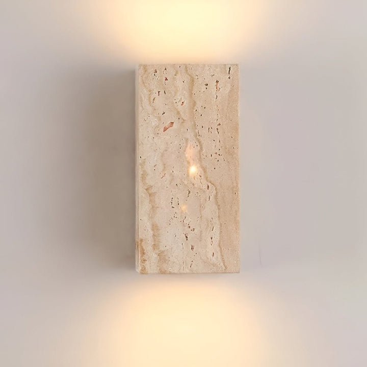 Travertine Wall Lamp – Warm Elegant Lighting