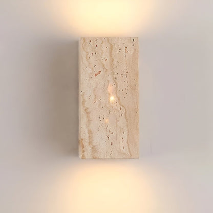 Skanto | Travertine Wall Lamp for a Warm and Elegant Atmosphere
