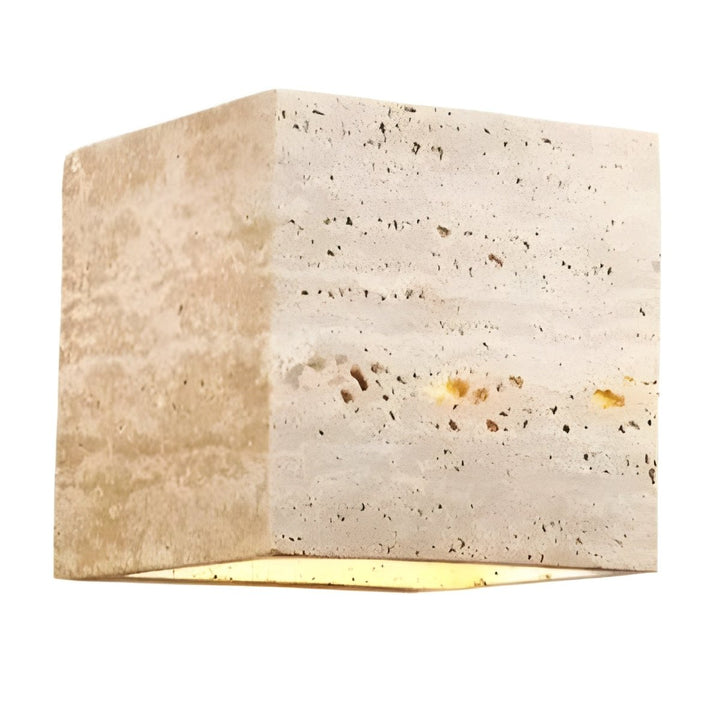 Travertine Wall Lamp – Warm Elegant Lighting