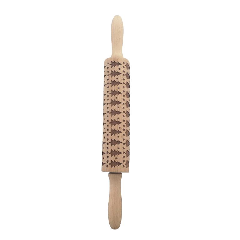 Christmas Embossing Rolling Pin | Kalsten