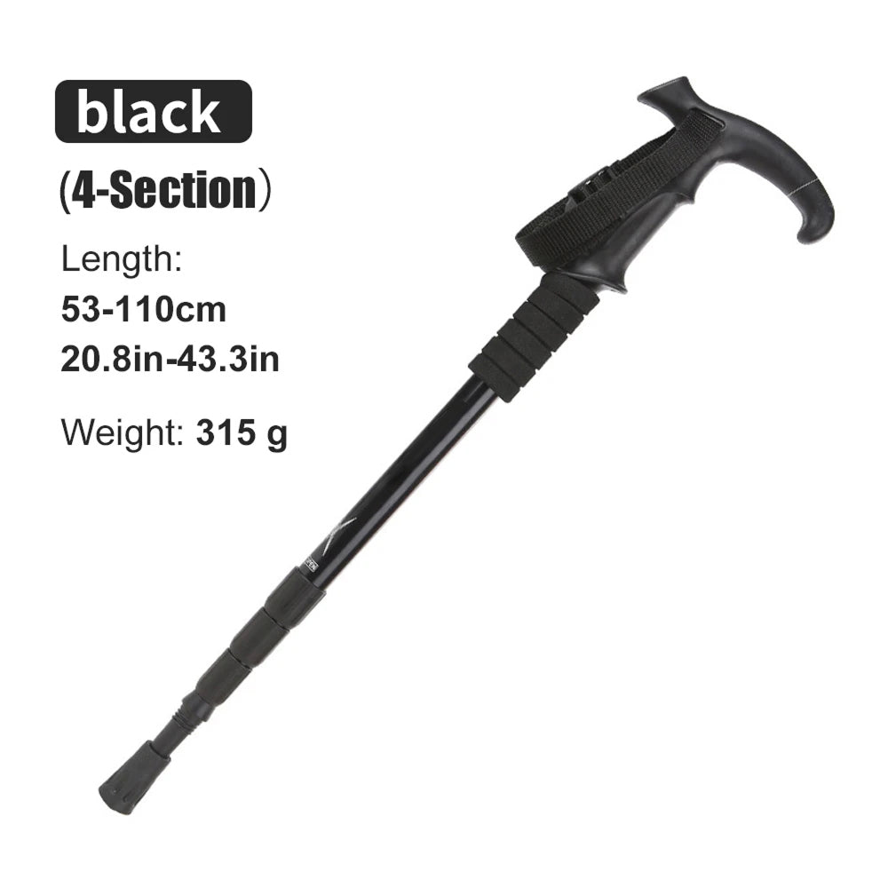 TrekPixin Adjustable T-Handle Hiking Poles | Karnz