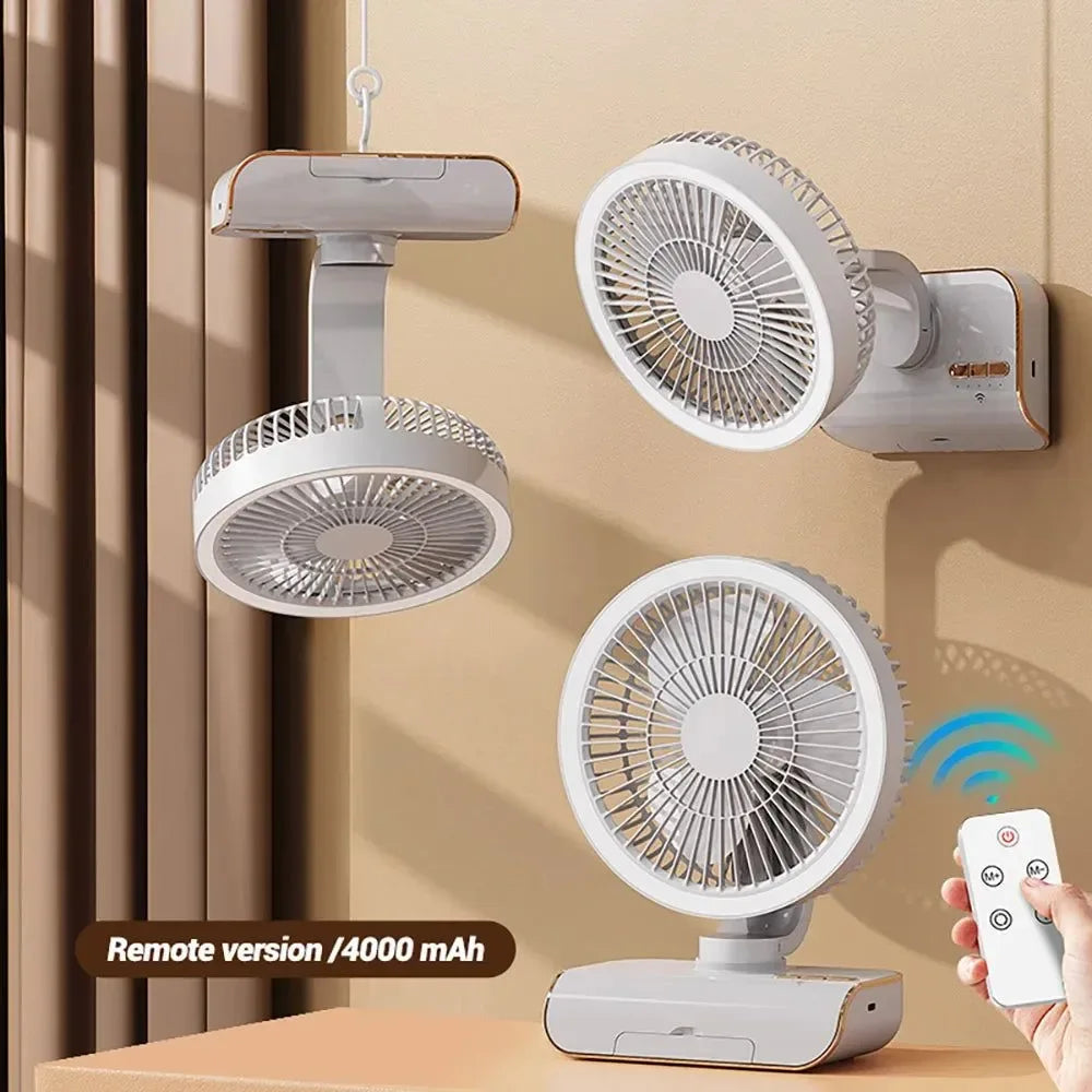 4000mAh Portable Air Conditioner Fan – Multi-Mode Silent Cooling Fan for Home & Camping | Kalsten