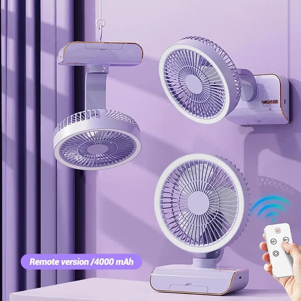 4000mAh Portable Air Conditioner Fan – Multi-Mode Silent Cooling Fan for Home & Camping | Kalsten
