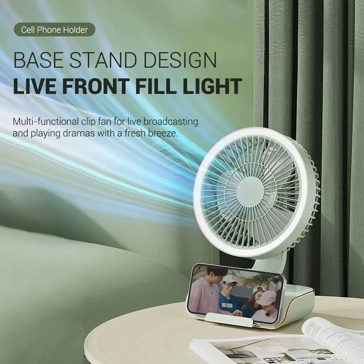 4000mAh Portable Air Conditioner Fan – Multi-Mode Silent Cooling Fan for Home & Camping | Kalsten