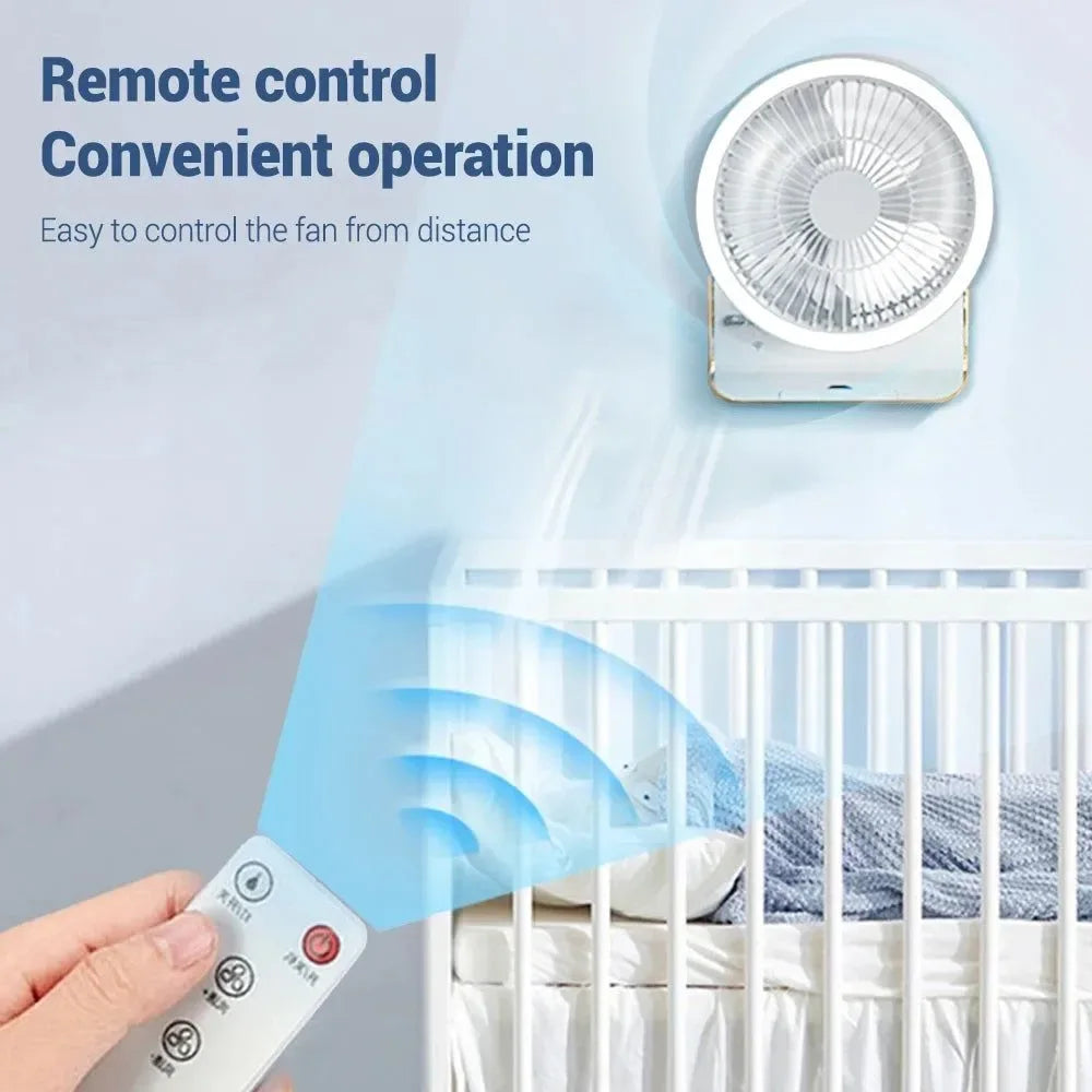 4000mAh Portable Air Conditioner Fan – Multi-Mode Silent Cooling Fan for Home & Camping | Kalsten