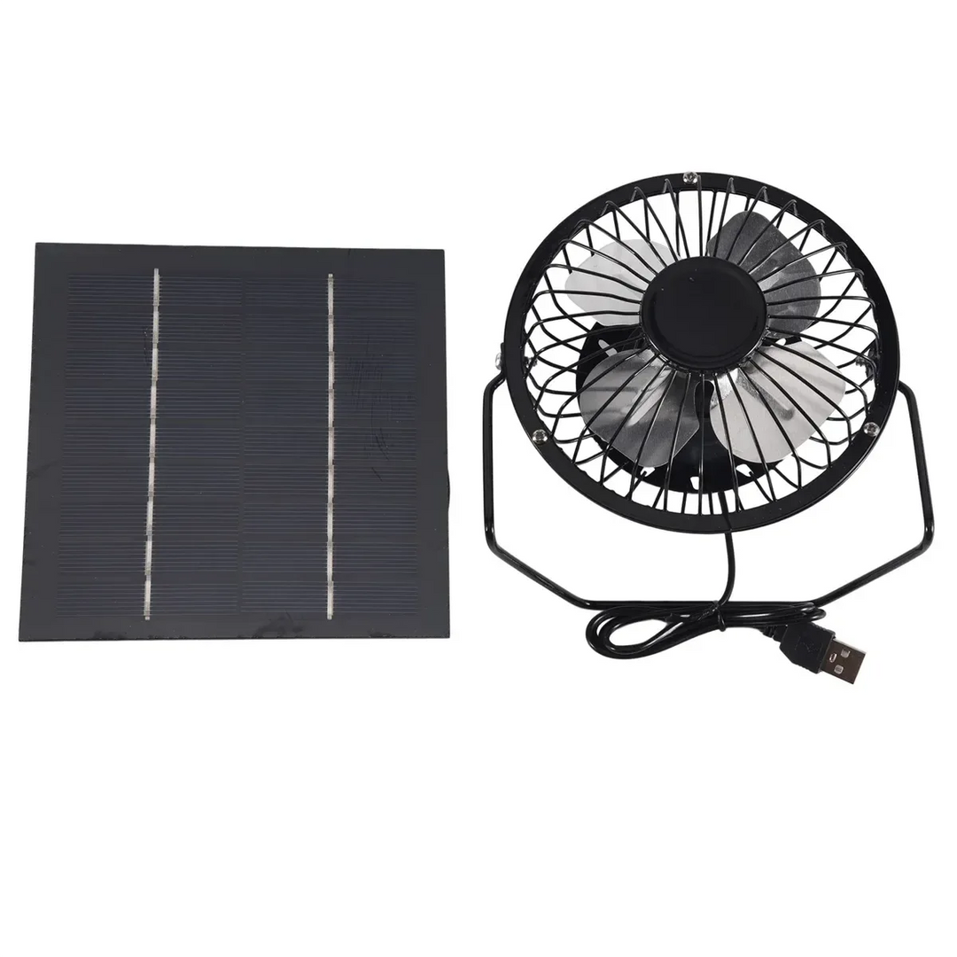 Mini Solar-Powered Ventilation Fan – 5W Portable Exhaust Fan for Offices & Outdoors | Kalsten