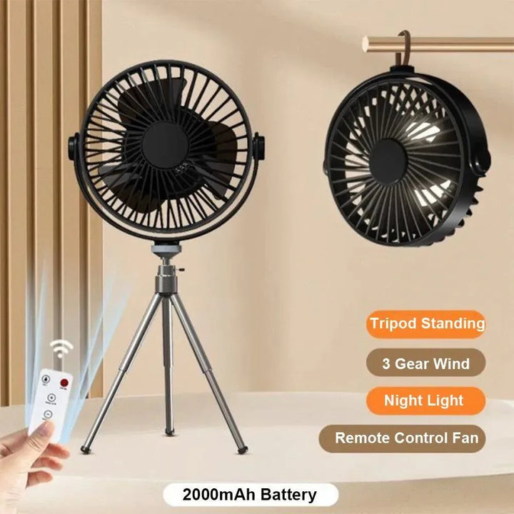 Multifunction Home Outdoor Camping Ceiling Fan - Trekker Essentials