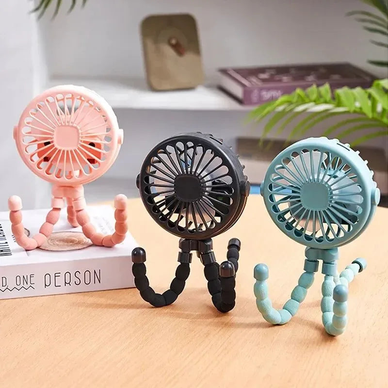 Portable Octopus Fan – Flexible, Multi-Use USB Fan for Travel, Office & Camping | Kalsten
