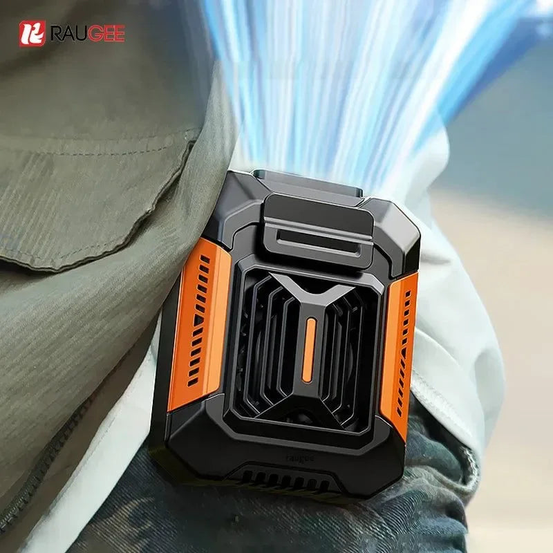 Portable Waist Clip Fan | USB Rechargeable Hanging Fan for Outdoor, Camping, Running, Sports - Trekker Essentials