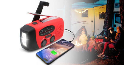 BowLift | All-in-One Emergency Radio with Solar Power & Power Bank – Be Prepared Anytime, Anywhere