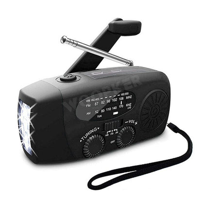 Skanto | All-in-One Emergency Radio with Solar Power and Power Bank – Be Prepared Anytime, Anywhere