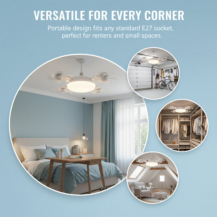 Remote Control Ceiling Fan Light Bulb | Kalsten