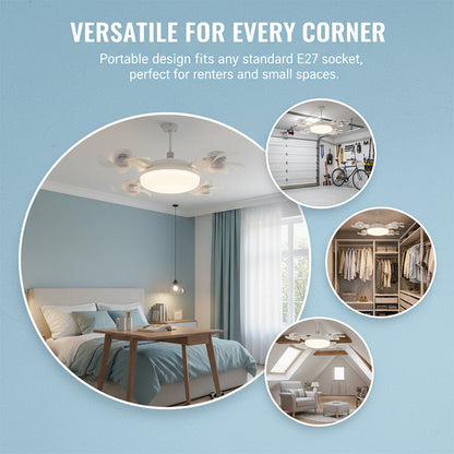 Remote Control Ceiling Fan Light Bulb | Skanto
