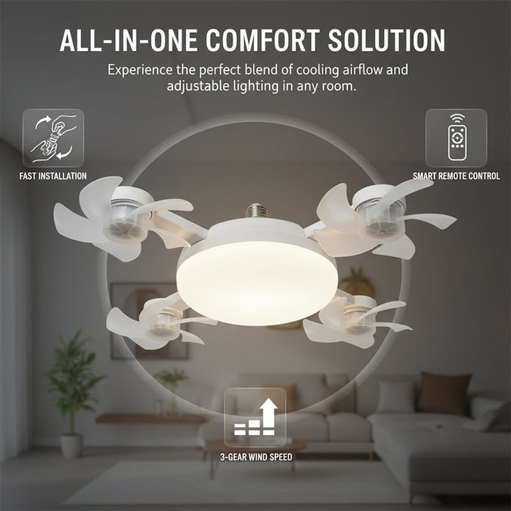 Remote Control Ceiling Fan Light Bulb | Kalsten