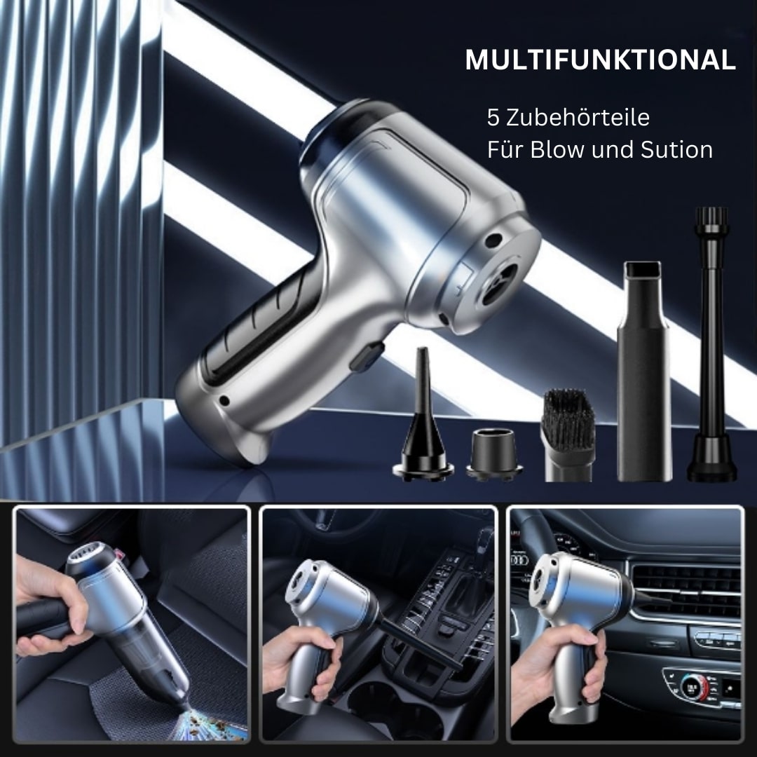 Cordless vacuum cleaner for car and home – TurboClean | Kalsten
