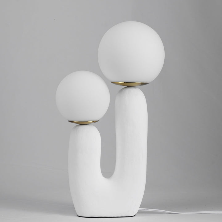 Contemporary Style Table Lamp with Natural Accent | Kalsten