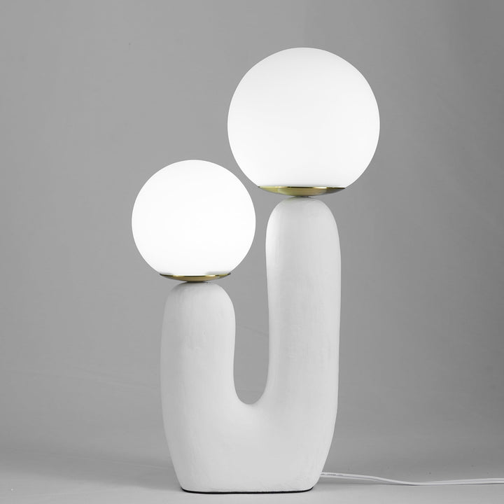 Contemporary Style Table Lamp with Natural Accent | Kalsten