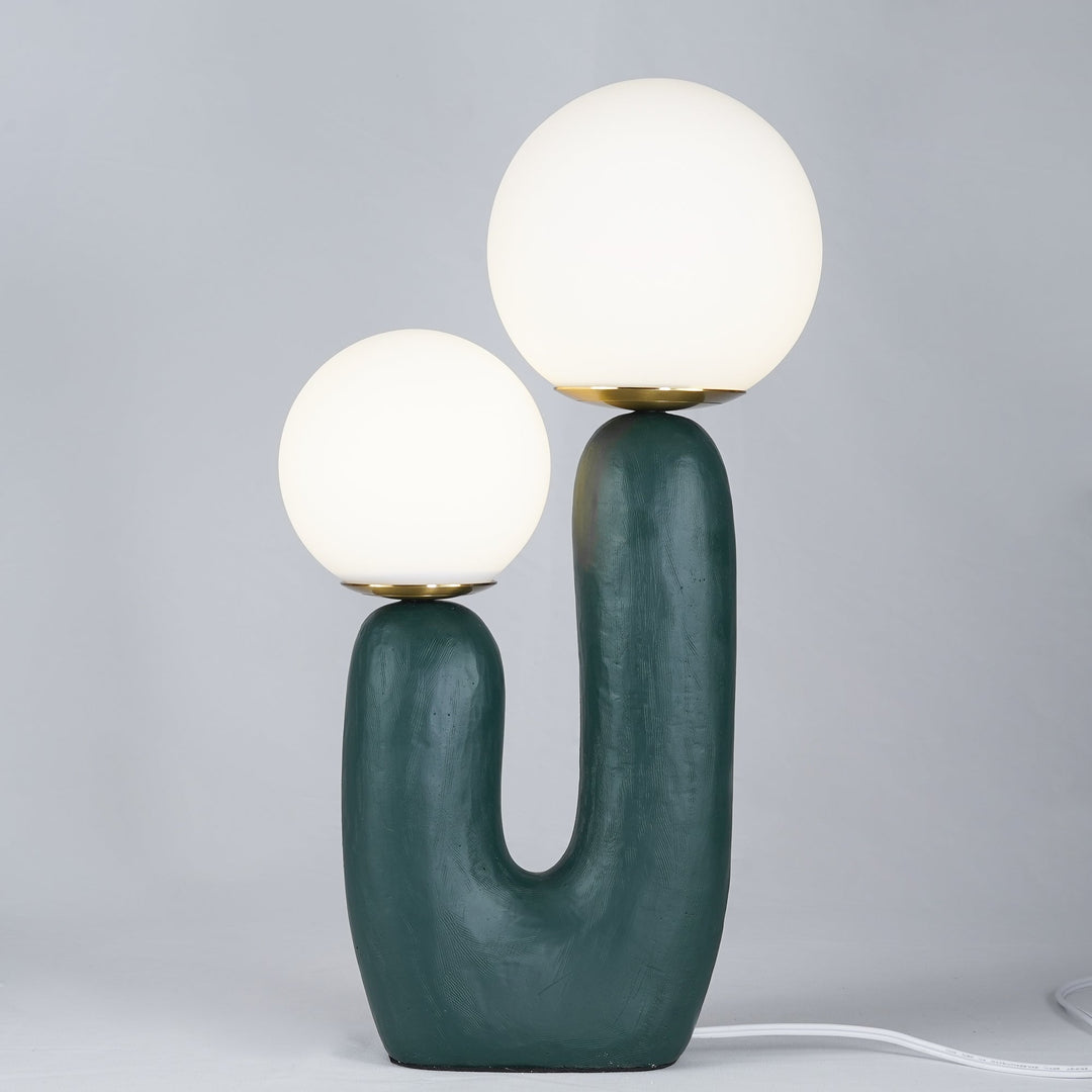 Contemporary Style Table Lamp with Natural Accent | Kalsten