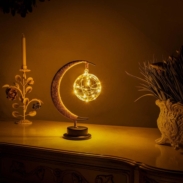 Kalsten | LED Moon Lamp Decorative Bedroom Table Light