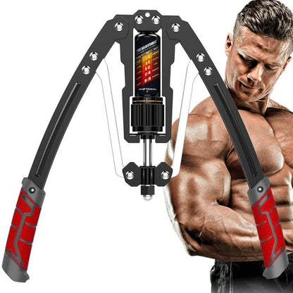 Skanto | TwisterPro Adjustable Hydraulic Arm Trainer – 10-200 kg Resistance – Upper Body Strength Training for Arms, Chest & Shoulders