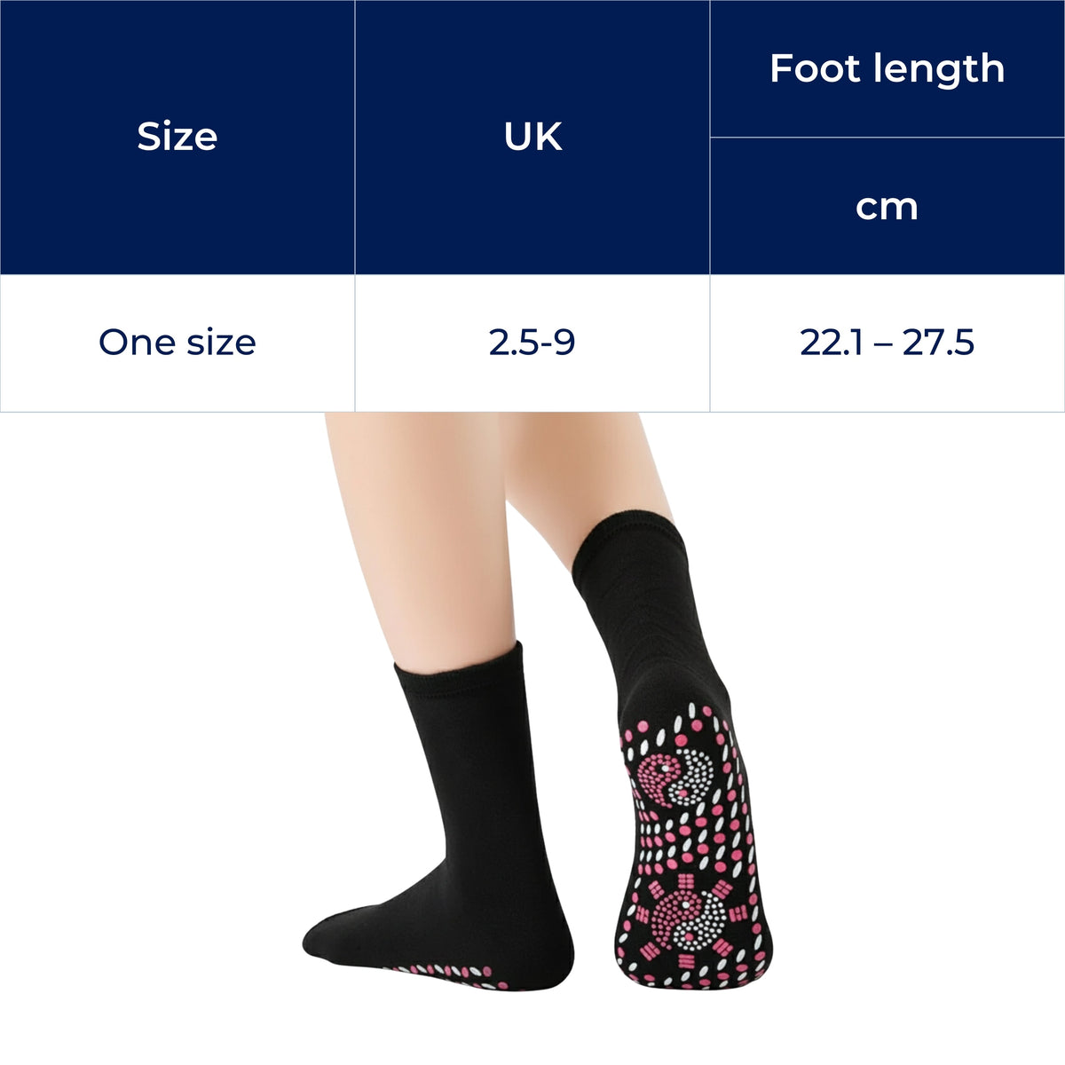 Thermal Socks – Magnetic Therapy – Breathable Slimming Thermal Socks for Cold Feet – Boosts Circulation & Comfort Skanto