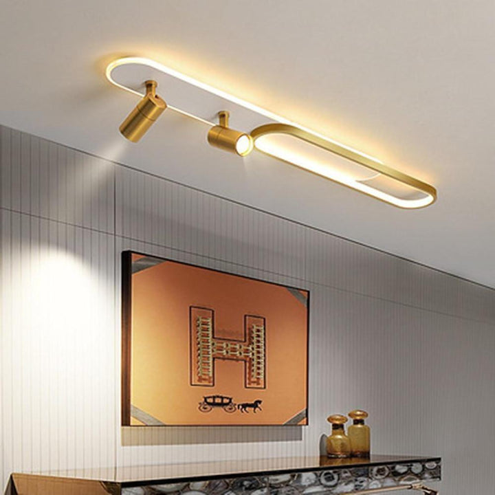 Spotlight Rectangles Metal Modernist Style Design Flush Mount Lighting LED Ceiling Light | Kalsten