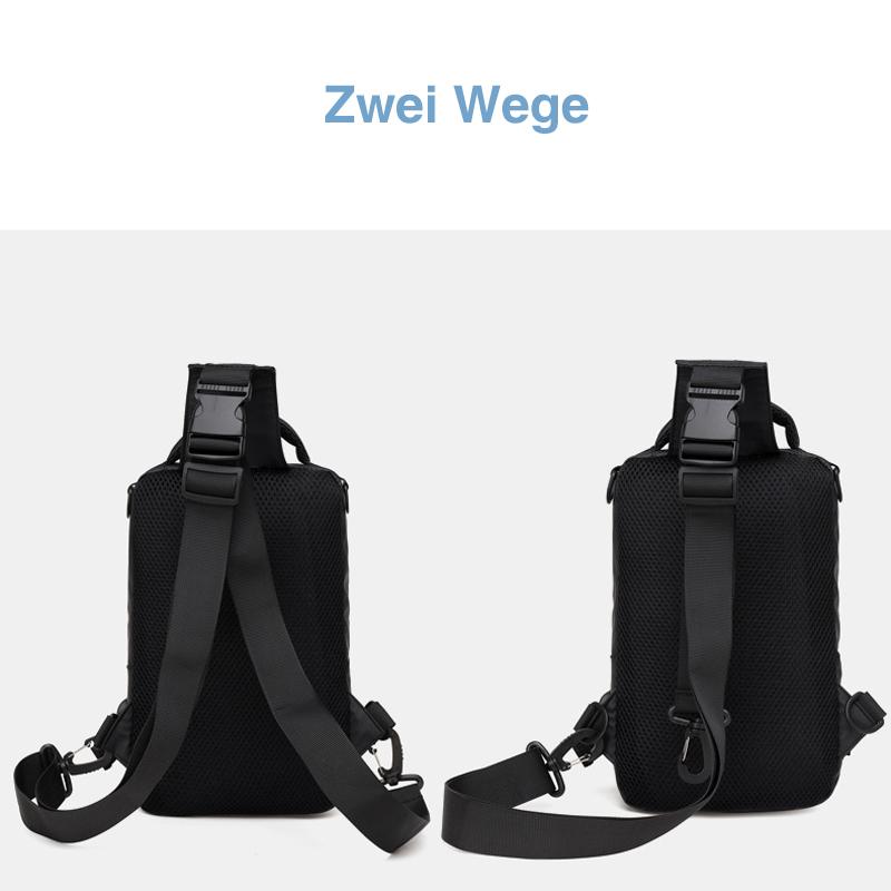 Shoulder bag with USB charger | Kalsten