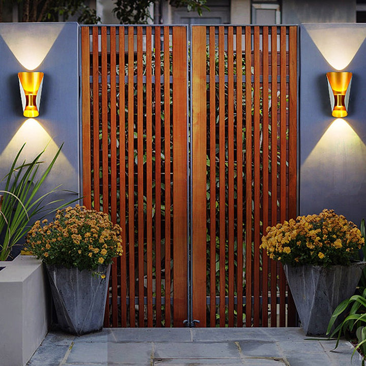 Unique Creative Up and Down Lights Outdoor Wall Lights Waterproof Wall Sconces Wall Lamp | Kalsten