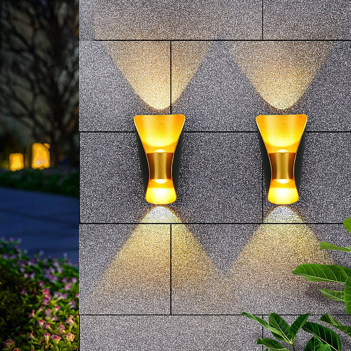 Unique Creative Up and Down Lights Outdoor Wall Lights Waterproof Wall Sconces Wall Lamp | Kalsten