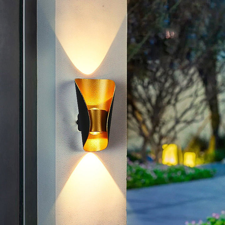 Unique Creative Up and Down Lights Outdoor Wall Lights Waterproof Wall Sconces Wall Lamp | Kalsten