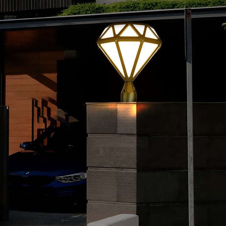 Unique Diamond-shaped LED Post Lights Outdoor Lights Waterproof Fence Post Lights | Kalsten