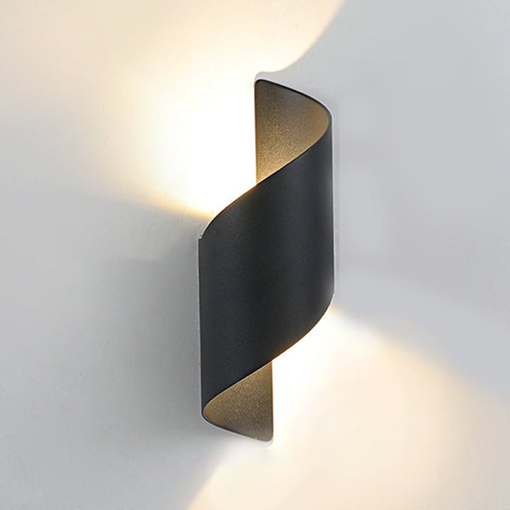 Unique Spiral Design LED Waterproof Two-way Luminous Wall Light for Aisle Balcony | Kalsten
