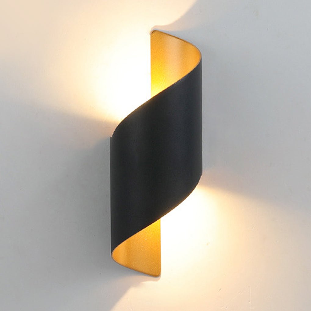 Unique Spiral Design LED Waterproof Two-way Luminous Wall Light for Aisle Balcony | Kalsten