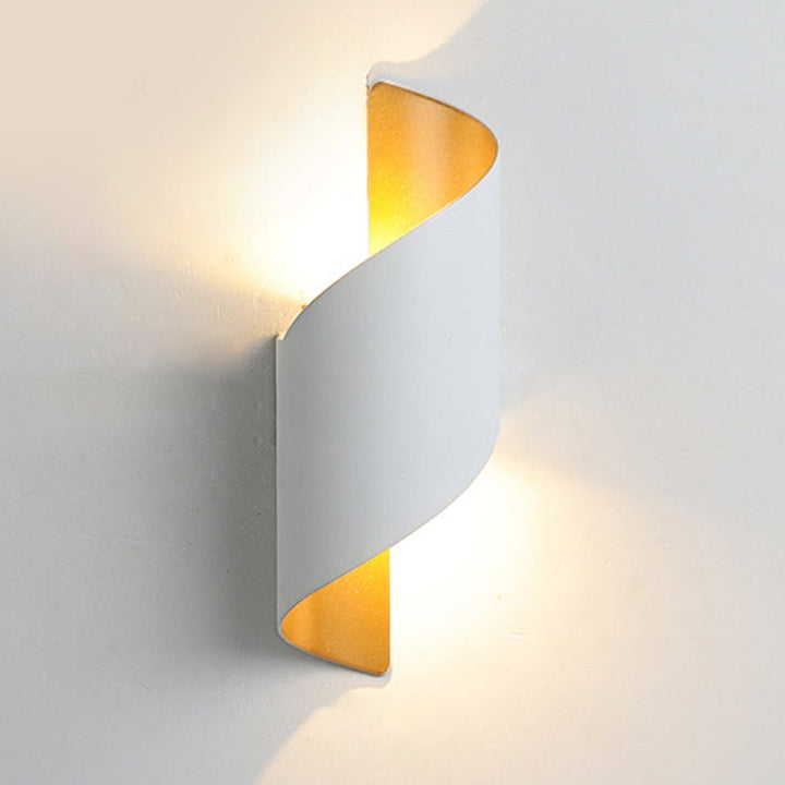 Unique Spiral Design LED Waterproof Two-way Luminous Wall Light for Aisle Balcony | Kalsten