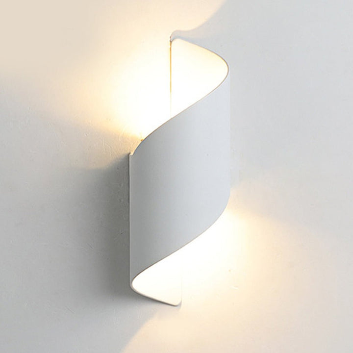 Unique Spiral Design LED Waterproof Two-way Luminous Wall Light for Aisle Balcony | Kalsten