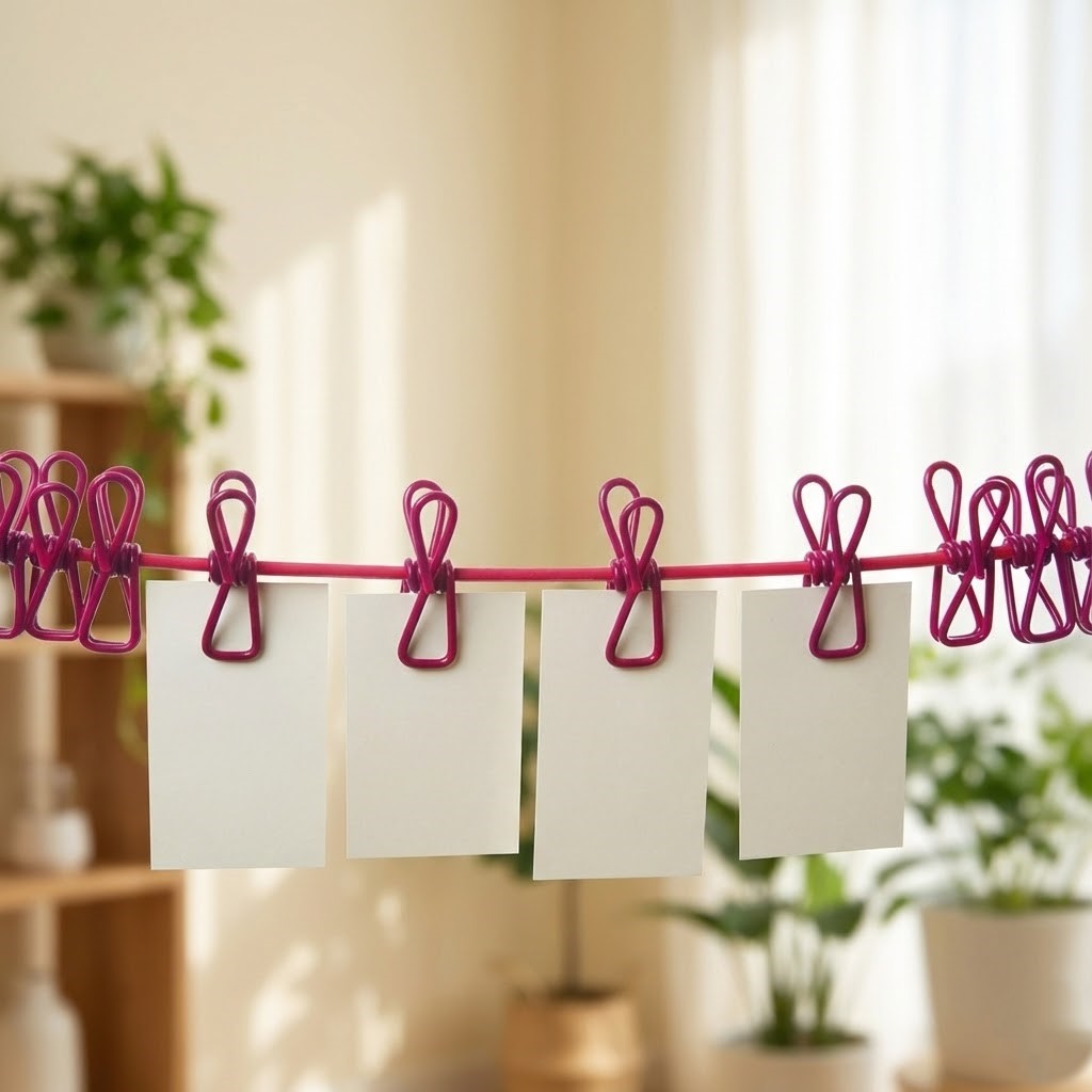 Windproof Non-Slip Elastic Multi-Clip Travel Clothesline | Kalsten
