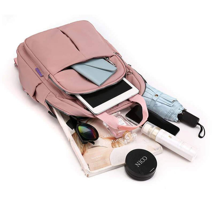 Water-Resistant USB Charging Anti-Theft Backpack – Multi-Compartment Design | Kalsten