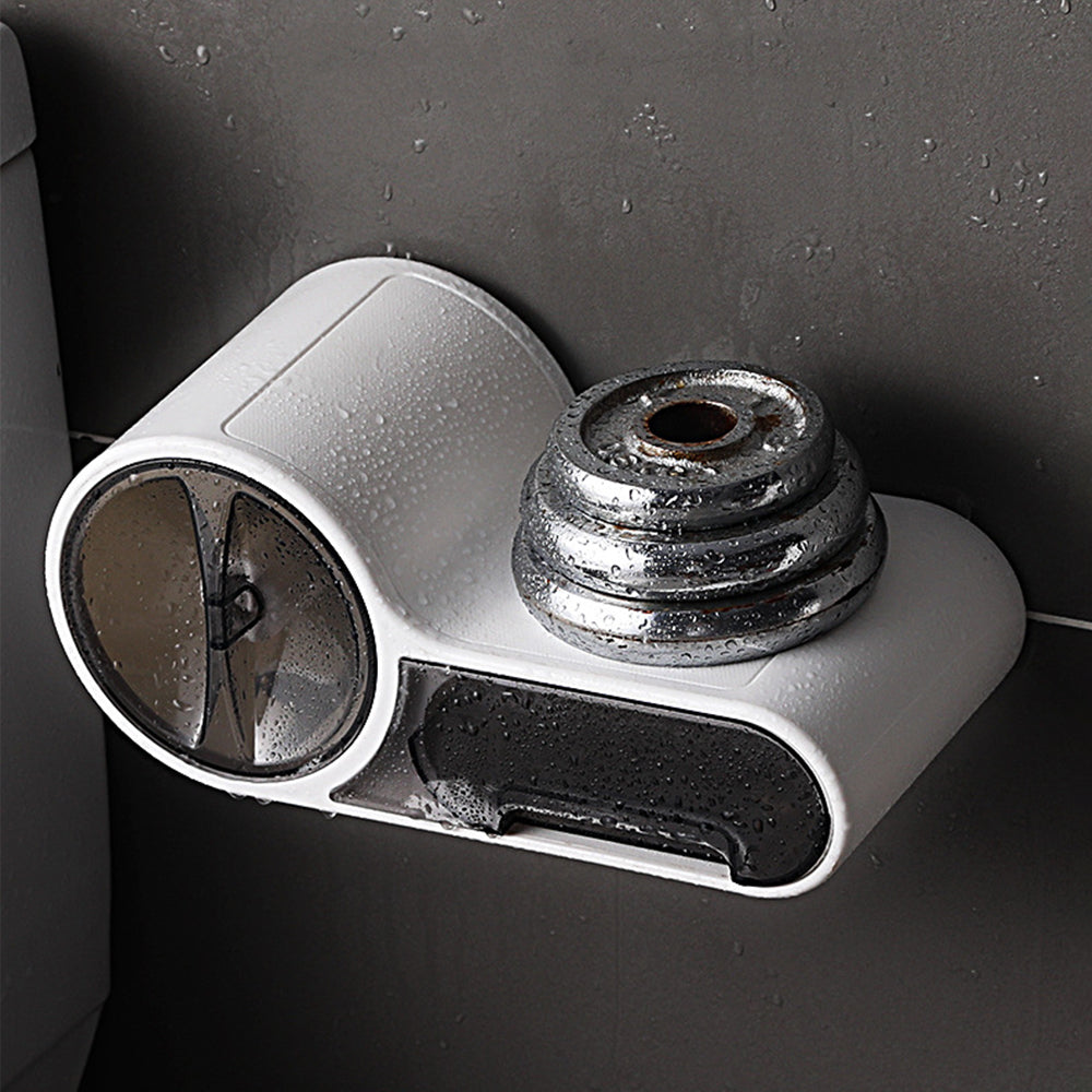 DroogHoud Self-Adhesive Toilet Paper Holder – Waterproof Wall Solution with Extra Storage Space | Kalsten