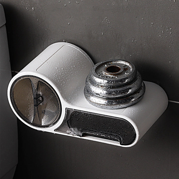 DroogHoud Self-Adhesive Toilet Paper Holder – Waterproof Wall Solution with Extra Storage Space | Kalsten