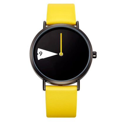 BowLift | Cute Women Watch Creative Wristwatch Lady Clock Rotate Yellow Leather Band Wristwatches Clock Montres Femme Reloj Mujer