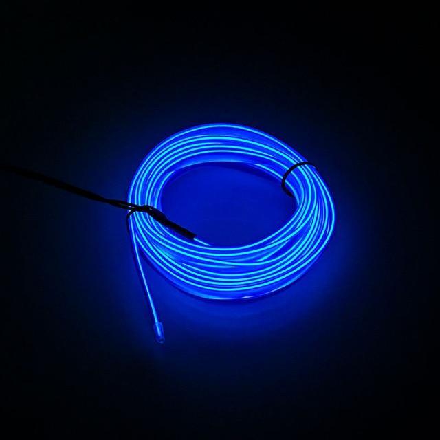 BowLift | 5m car interior accessories atmosphere lamp EL cold light line with USB DIY Decorative Dash board Console Door LED Ambient Light
