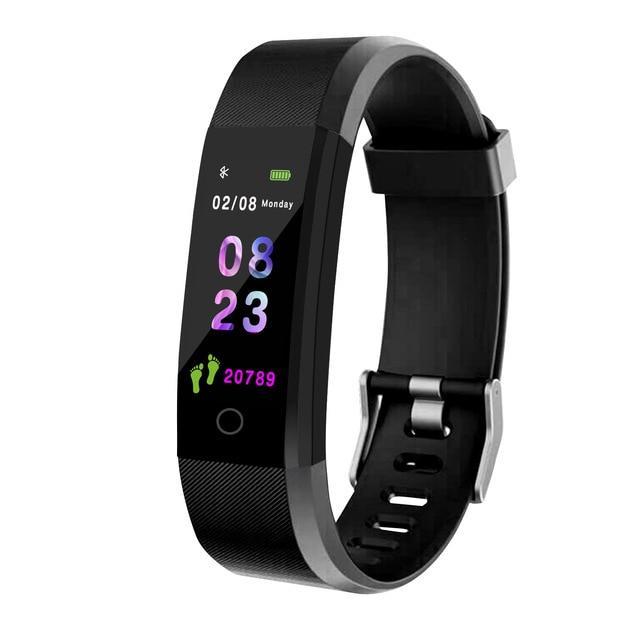 Kalsten | Smart Wristband fitness tracker Watch Health Heart rate band Blood Pressure Waterproof Smart Bracelet for Men Women Smartband