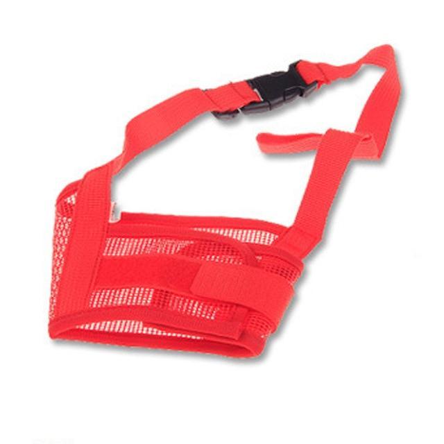 Kalsten | Pet Dog Adjustable Mask Bark Bite Mesh Mouth Muzzle Grooming Anti Stop Chewing