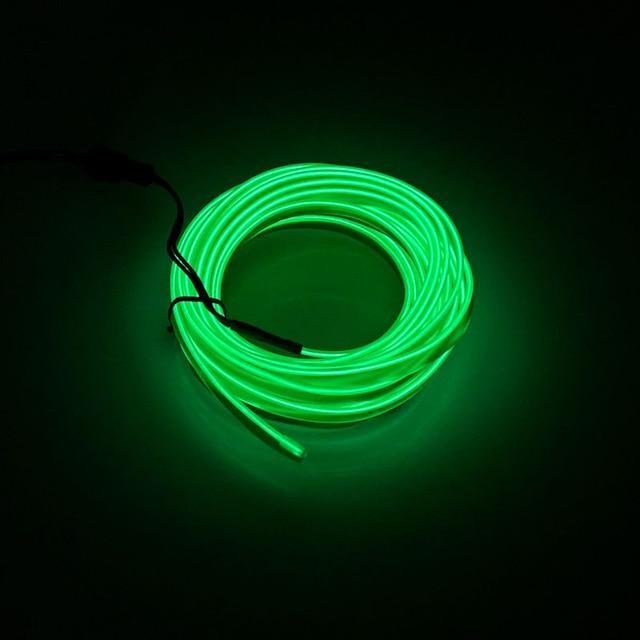 BowLift | 5m car interior accessories atmosphere lamp EL cold light line with USB DIY Decorative Dash board Console Door LED Ambient Light