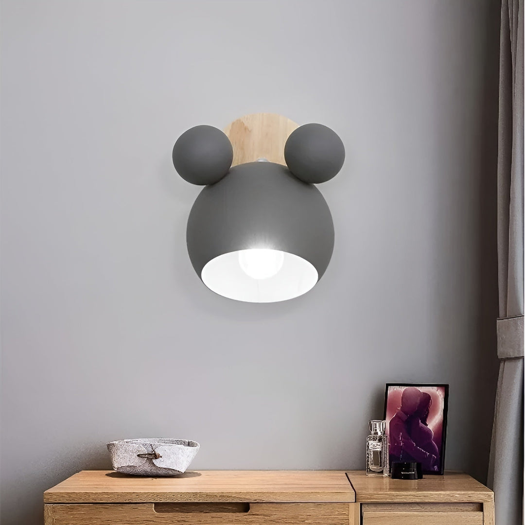 Wall light in Mickey design – Decorative and Modern | Perfect for children's room & living room | Kalsten