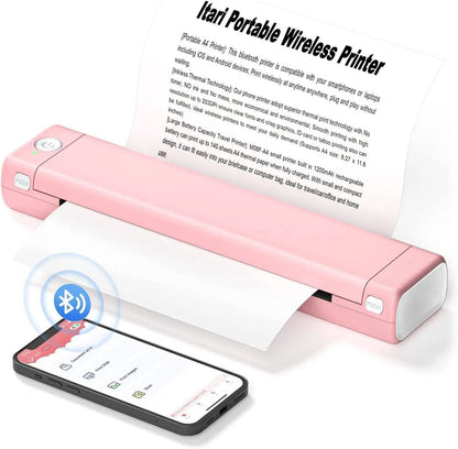 Skanto | Ultimate Wireless A4 Thermal Printer - Compatible with Android, iOS & Laptops