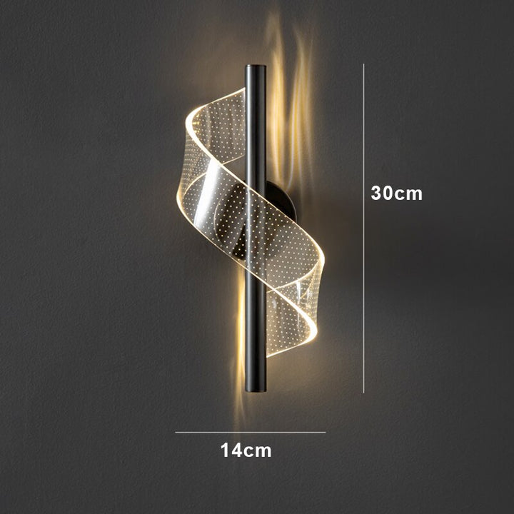 Luxury Glass Wall Lamp with Candle Holder | Kalsten