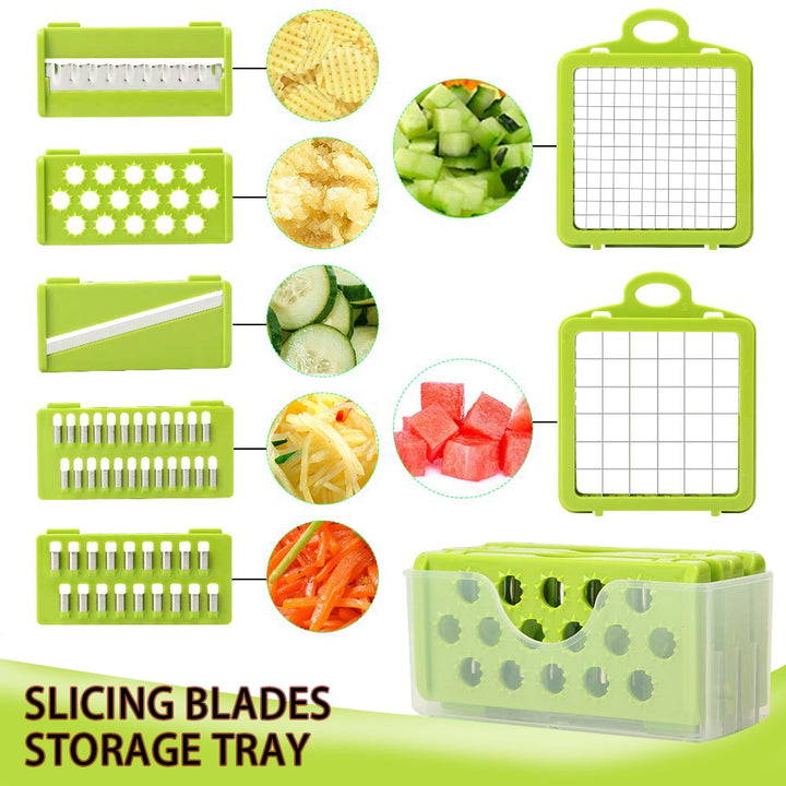 GT-Chopper 7-in-1 Vegetable & Fruit Slicer Dicer | Kalsten